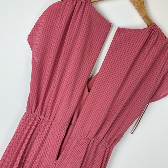 Gal Meets Glam Collection Pink Angelica Pleated Dress 10 - Picture 12 of 13